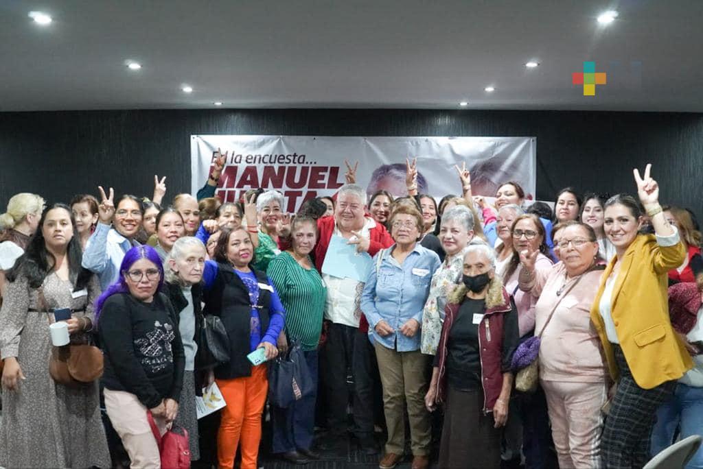 Manuel Huerta continúa sus actividades y recorridos en el estado