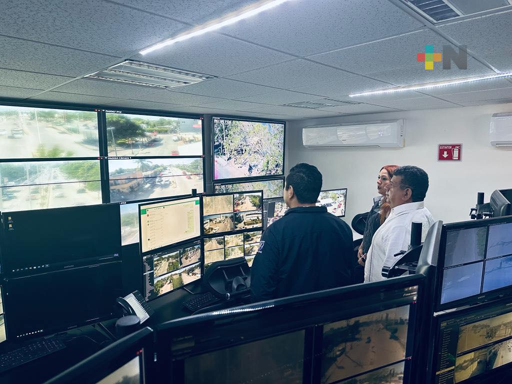 Supervisa Cuauhtémoc Zúñiga operatividad del C4, en Pánuco