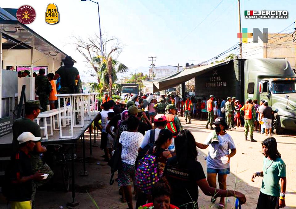 Continúa instalación de comedores comunitarios en beneficio de acapulqueños