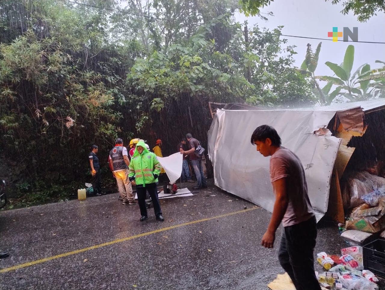 Tránsito del Estado informa sobre el cierre total de circulación en carretera Xico-Teocelo