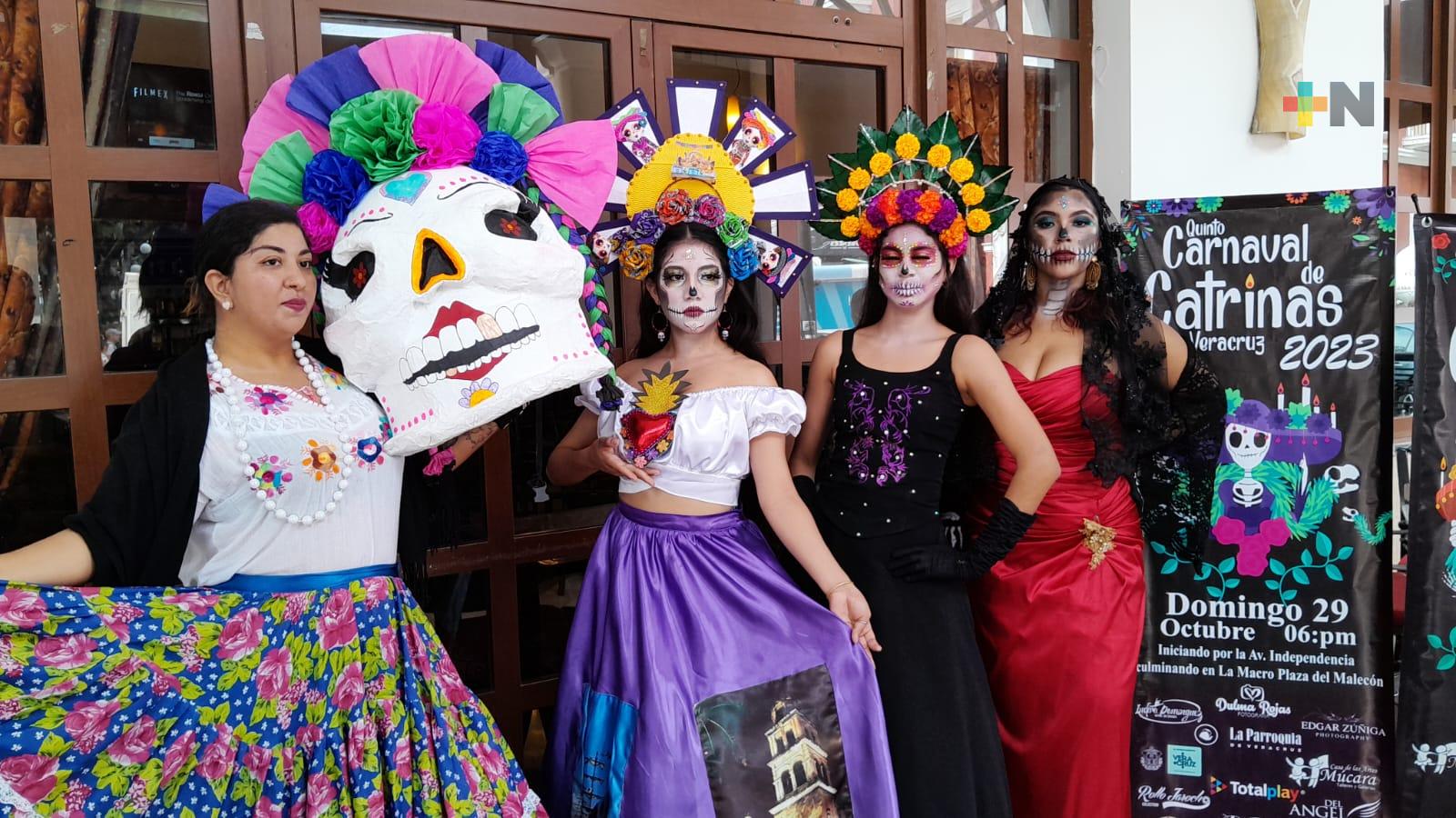 El 31 de octubre realizarán desfile de catrinas en la ciudad de Veracruz
