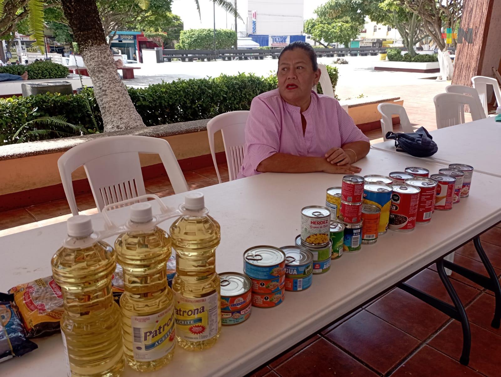 Se instala en Coatza centro de acopio para ayuda a damnificados de Guerrero