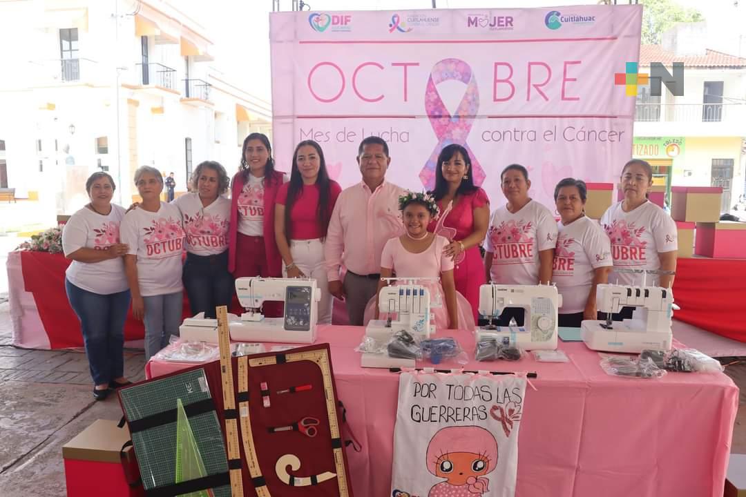 Conmemoran «Día Internacional de la lucha contra el cáncer de mama» en municipio de Cuitláhuac