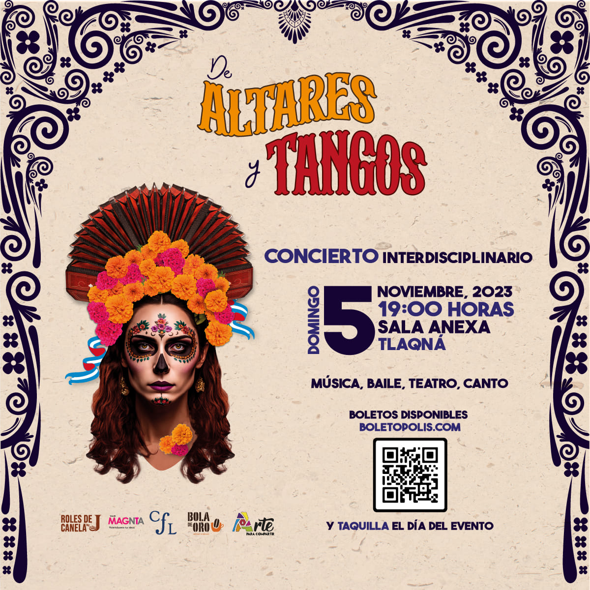 Invitan al concierto interdisciplinario De Altares y Tangos