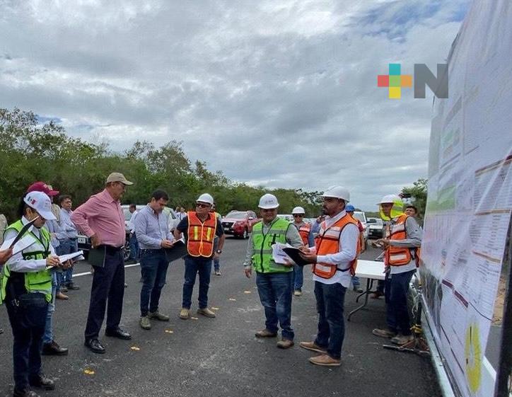 Subsecretario de la SICT, Jesús Verdugo supervisa ampliación en carretera 180 Tuxpan-Tampico