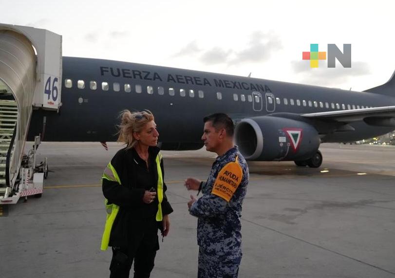 Llega primer vuelo de Fuerza Aérea Mexicana a Israel