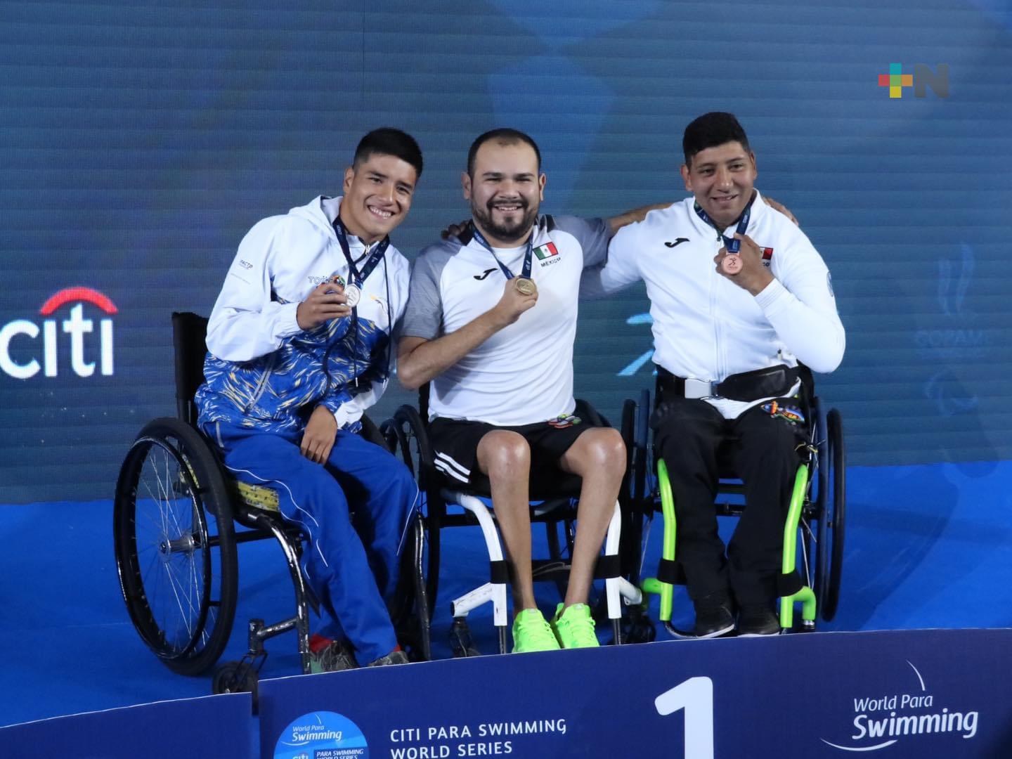 Paranadadores veracruzanos brillan en el Citi Paraswimming World Series México