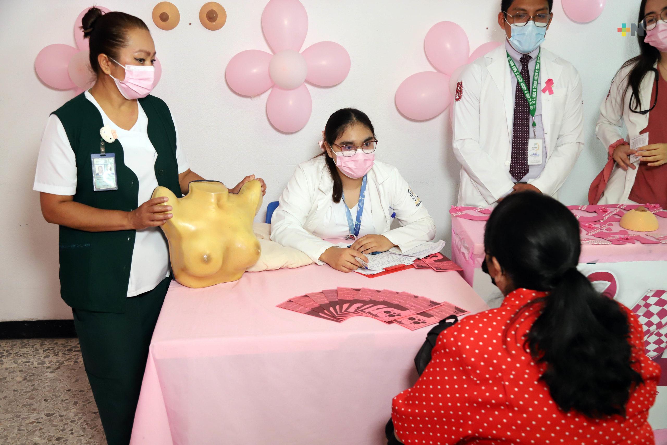 IMSS promueve la autoexploración, exploración clínica y mastografía