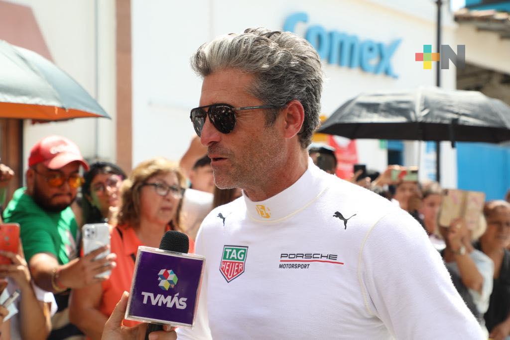 ¡Good bye Veracruz! Patrick Dempsey inició ruta en la Carrera Panamericana