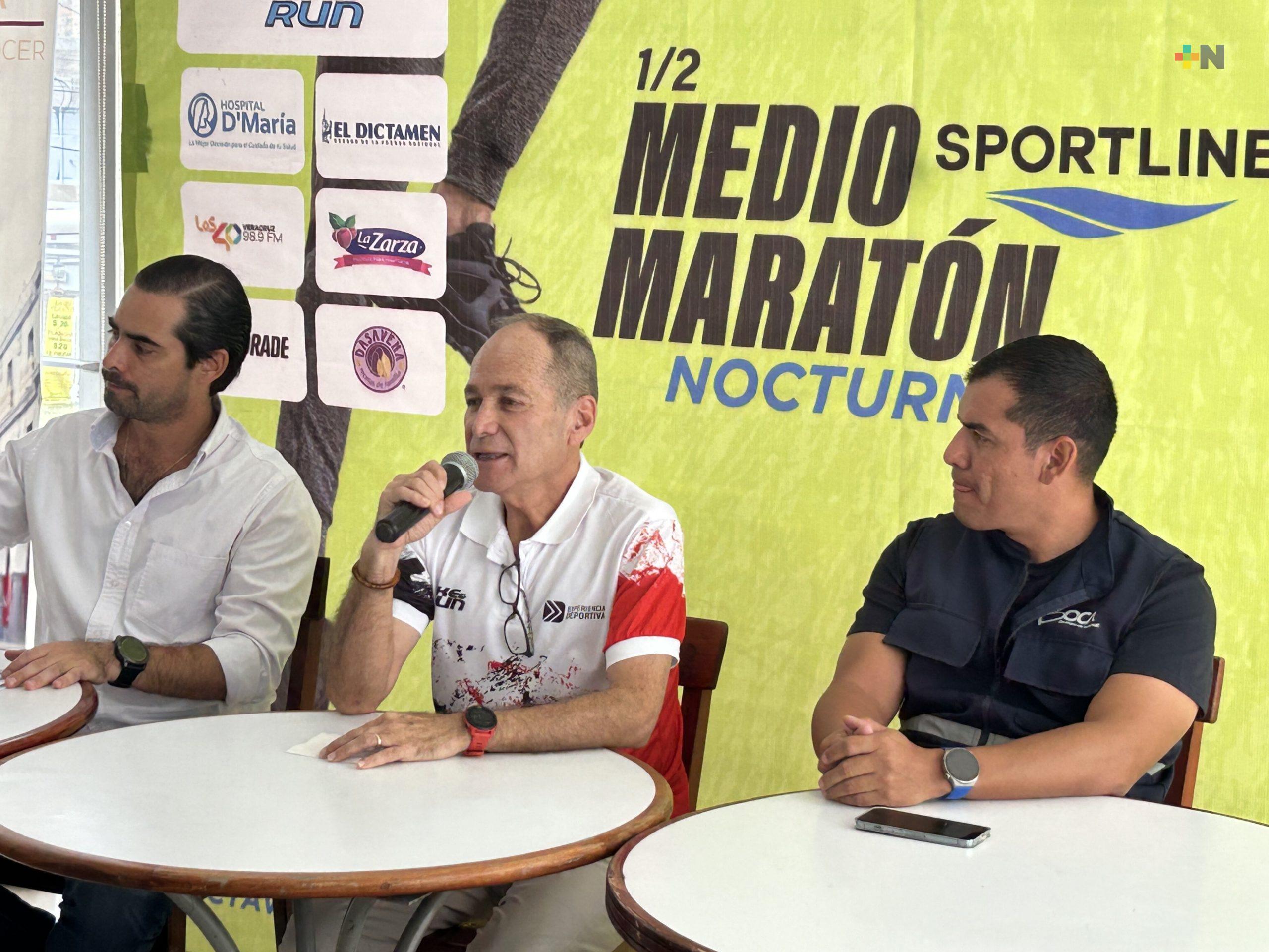 Presentan octava edición del Medio Maratón Nocturno