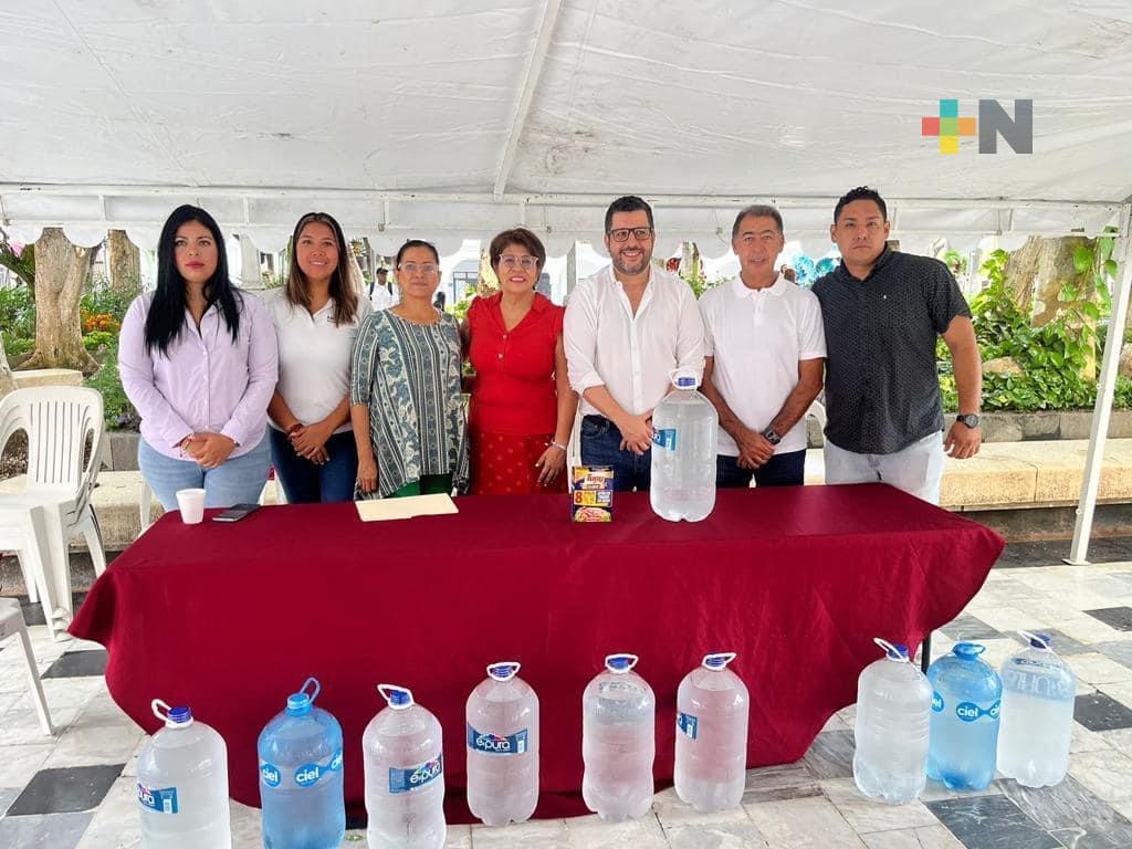 Legisladores y regidores de Morena instalan centros de acopio en Veracruz-Boca del Río