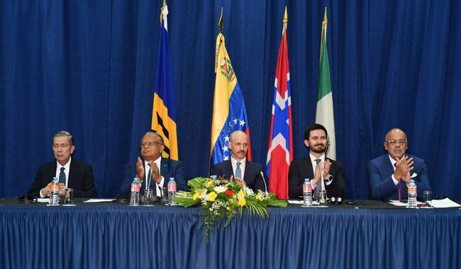 México participa en la firma de los acuerdos del proceso de negociación y diálogo de Venezuela