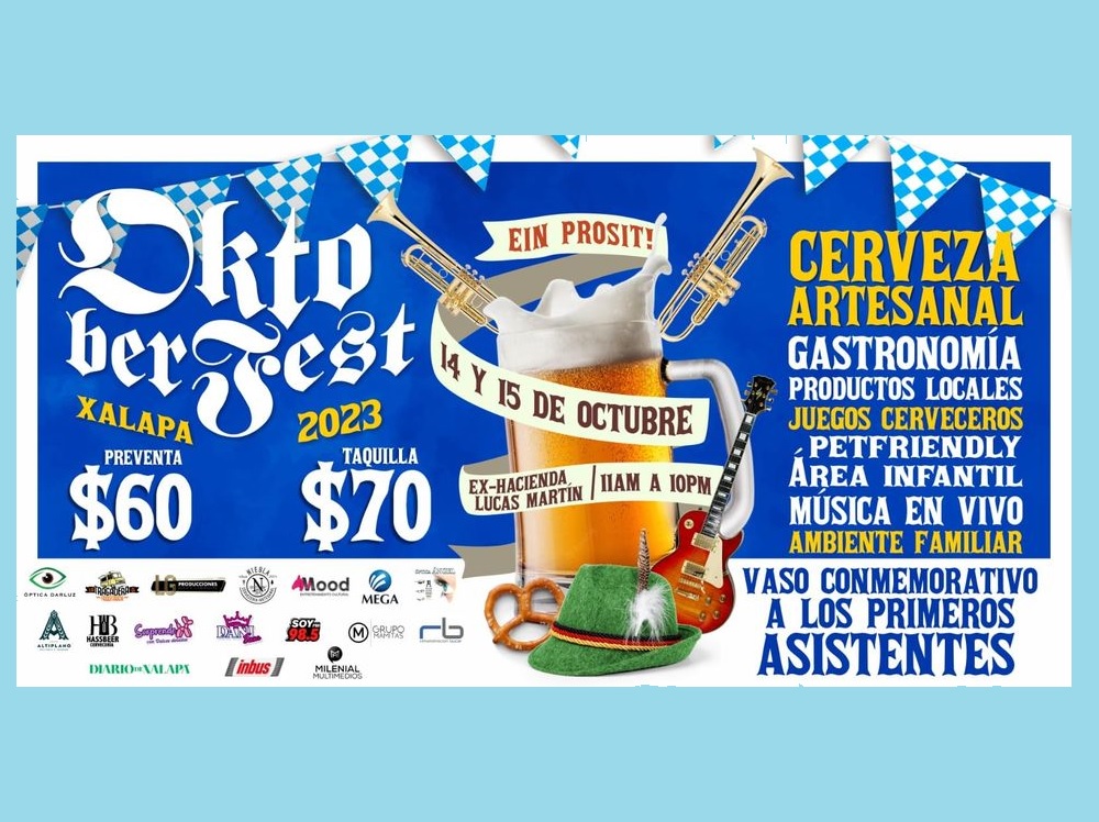 Oktoberfest se llevará a cabo en Exhacienda Lucas Martín