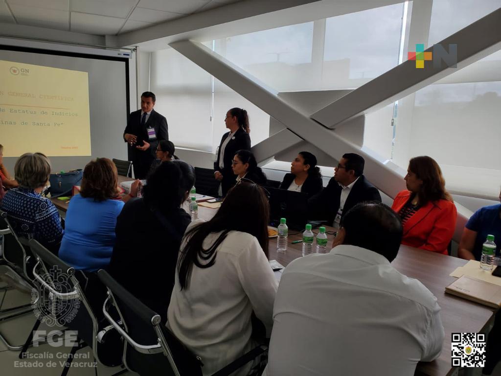 Se reúnen funcionarios de FGE y de GN con integrantes del Colectivo Solecito