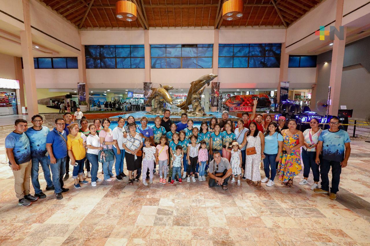 5 mil veracruzanos disfrutaron del «Martes Gratis» del Aquarium del Puerto