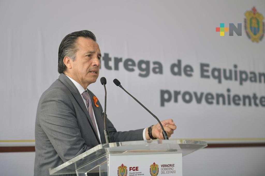 Veracruz y Oaxaca refrendan convenio de Coordinación Interestatal para la Construcción de la Paz y la Seguridad