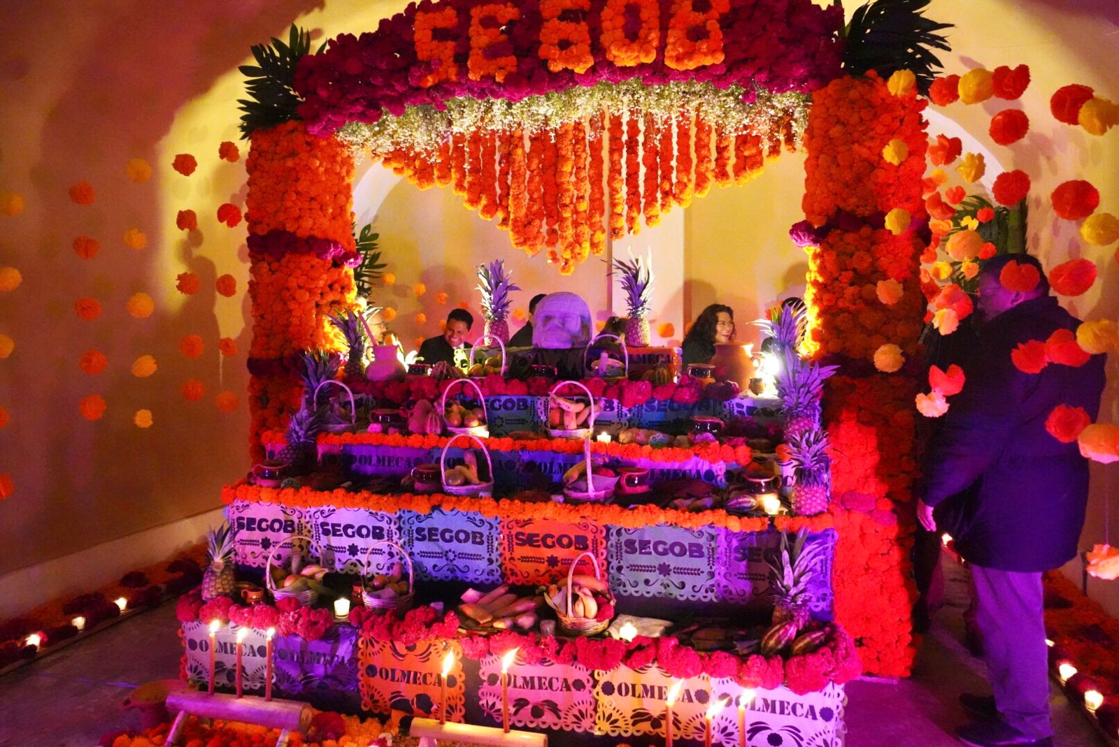 Gobierno de Veracruz realiza muestra de altares y catrinas en Fortaleza San Carlos de Perote