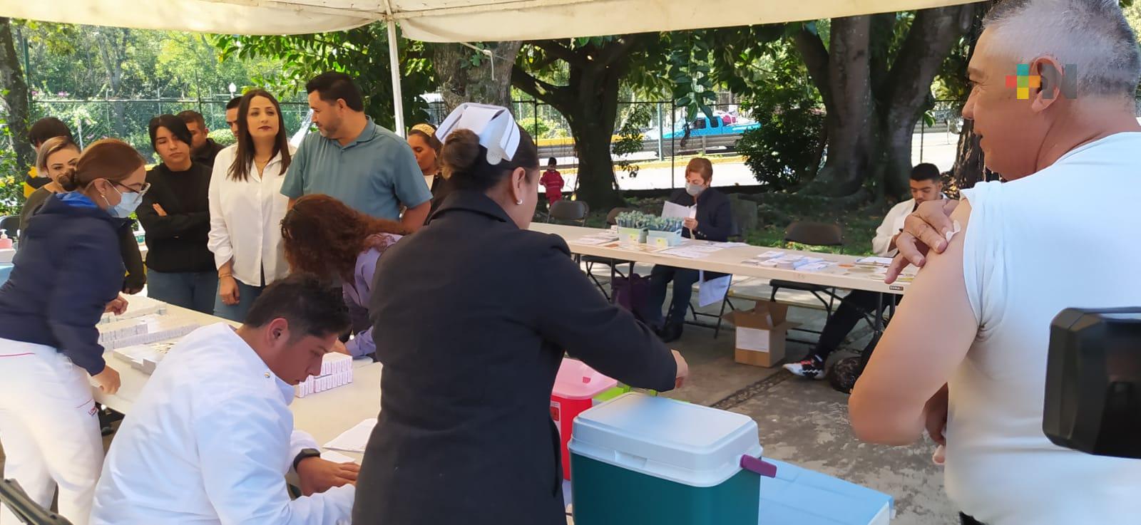 Realizan jornada de salud preventiva en Delegación Federal de Bienestar de Xalapa