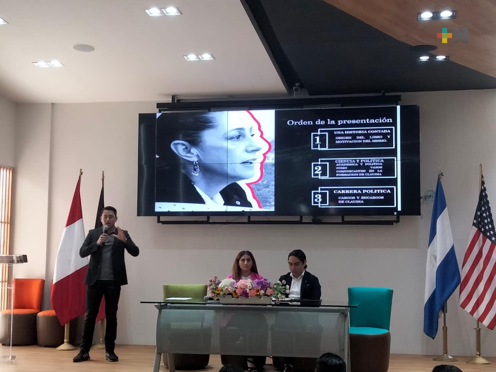 Presentan libro sobre trayectoria de Claudia Sheinbaum