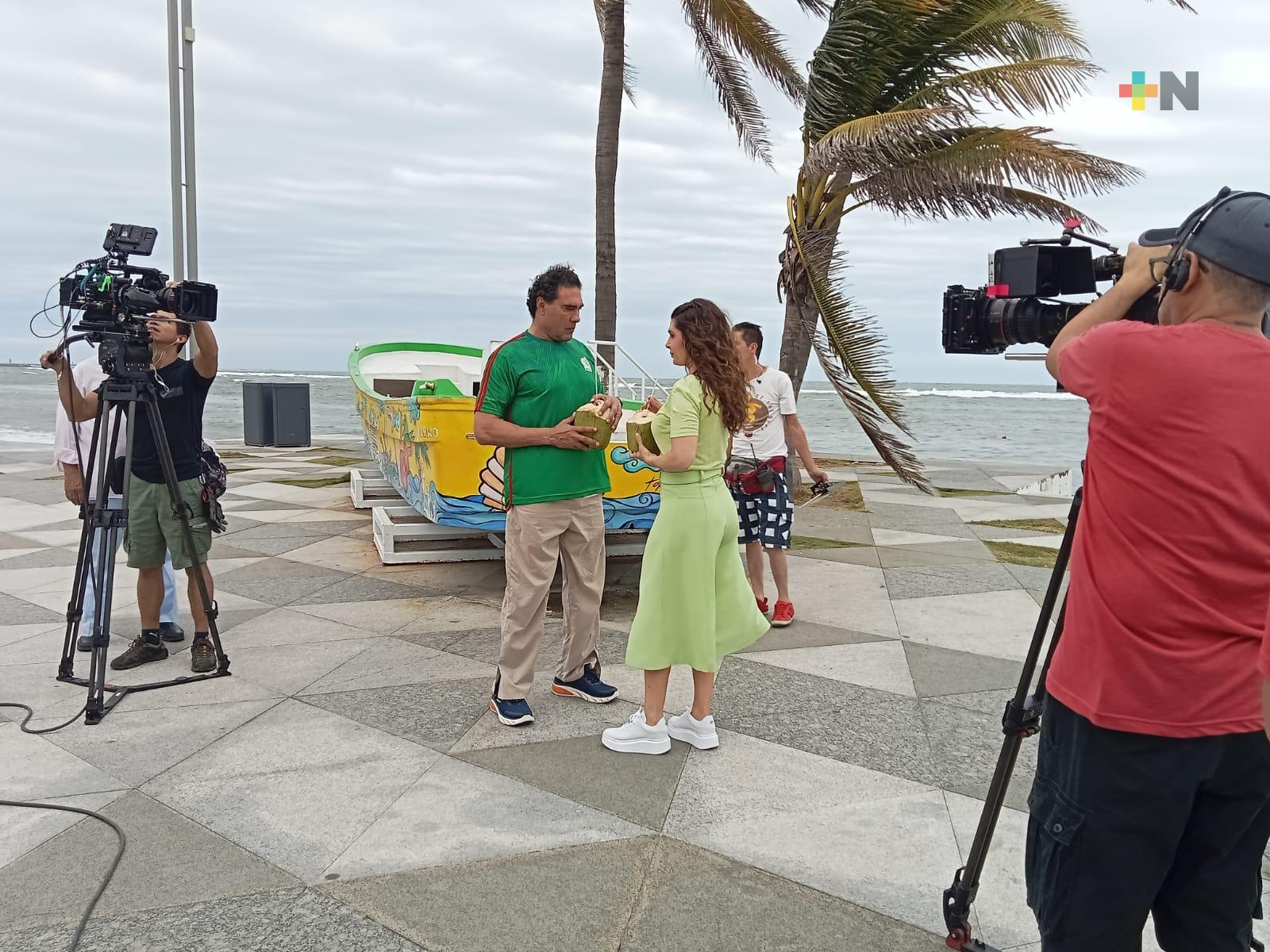 De nueva cuenta, Veracruz es escenario televisivo de proyecto que tendrá amplia difusión