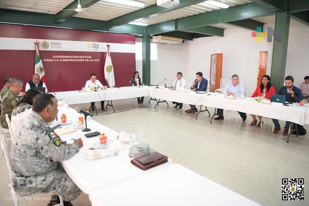 Mesa para Construcción de la Paz sesionó en instalaciones de la Fuerza Civil