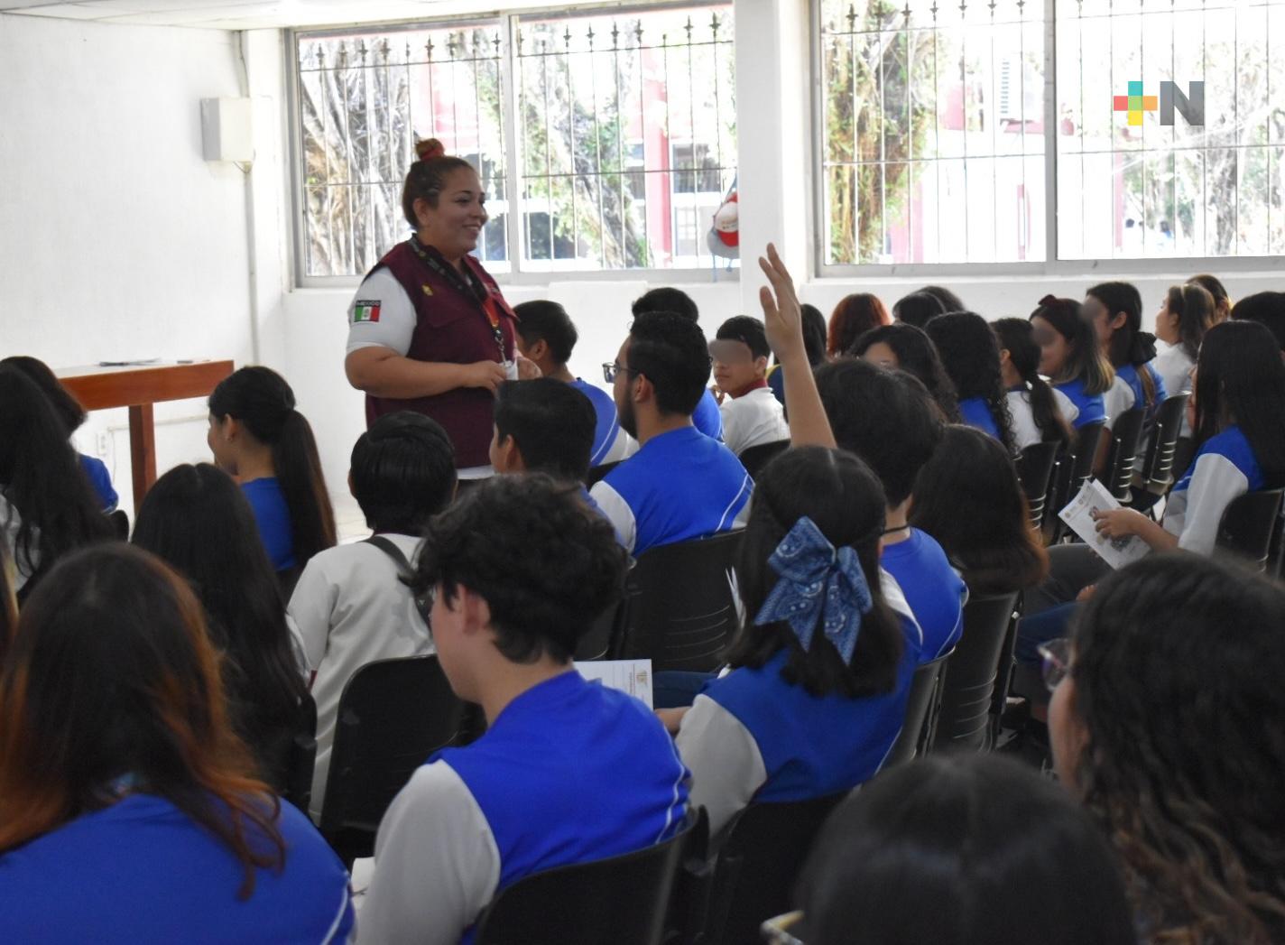 Campaña «No te la juegues con las drogas» beneficia a más de 15 mil alumnos de regiones Olmeca y Sotavento