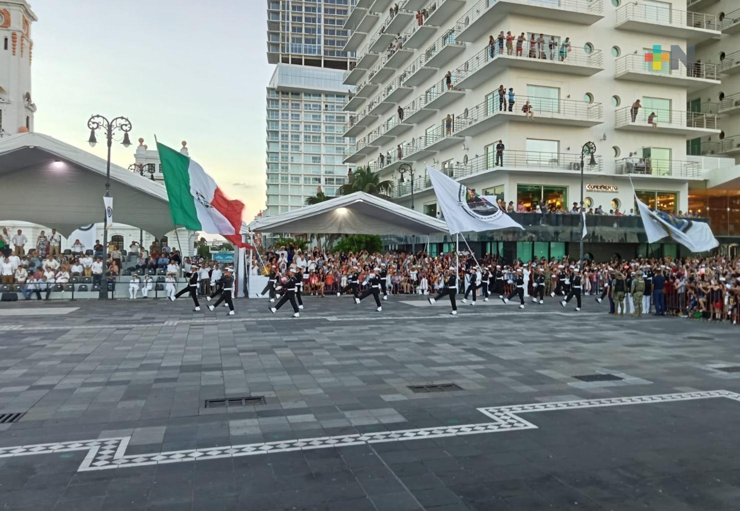 Conmemora Veracruz el 202 aniversario de la Marina Armada de México