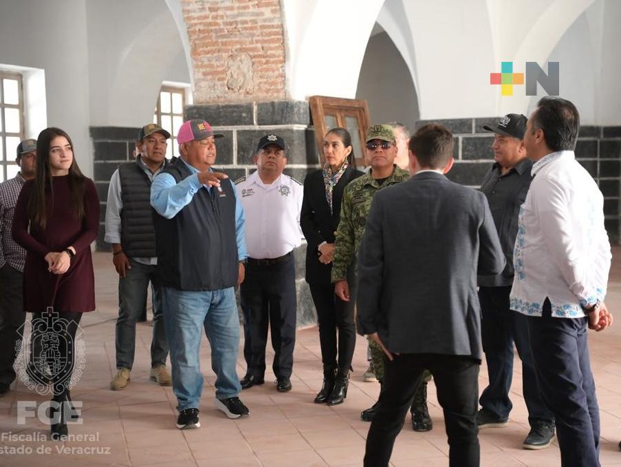 Fiscal general asiste a recorrido por la Fortaleza de San Carlos, en Perote