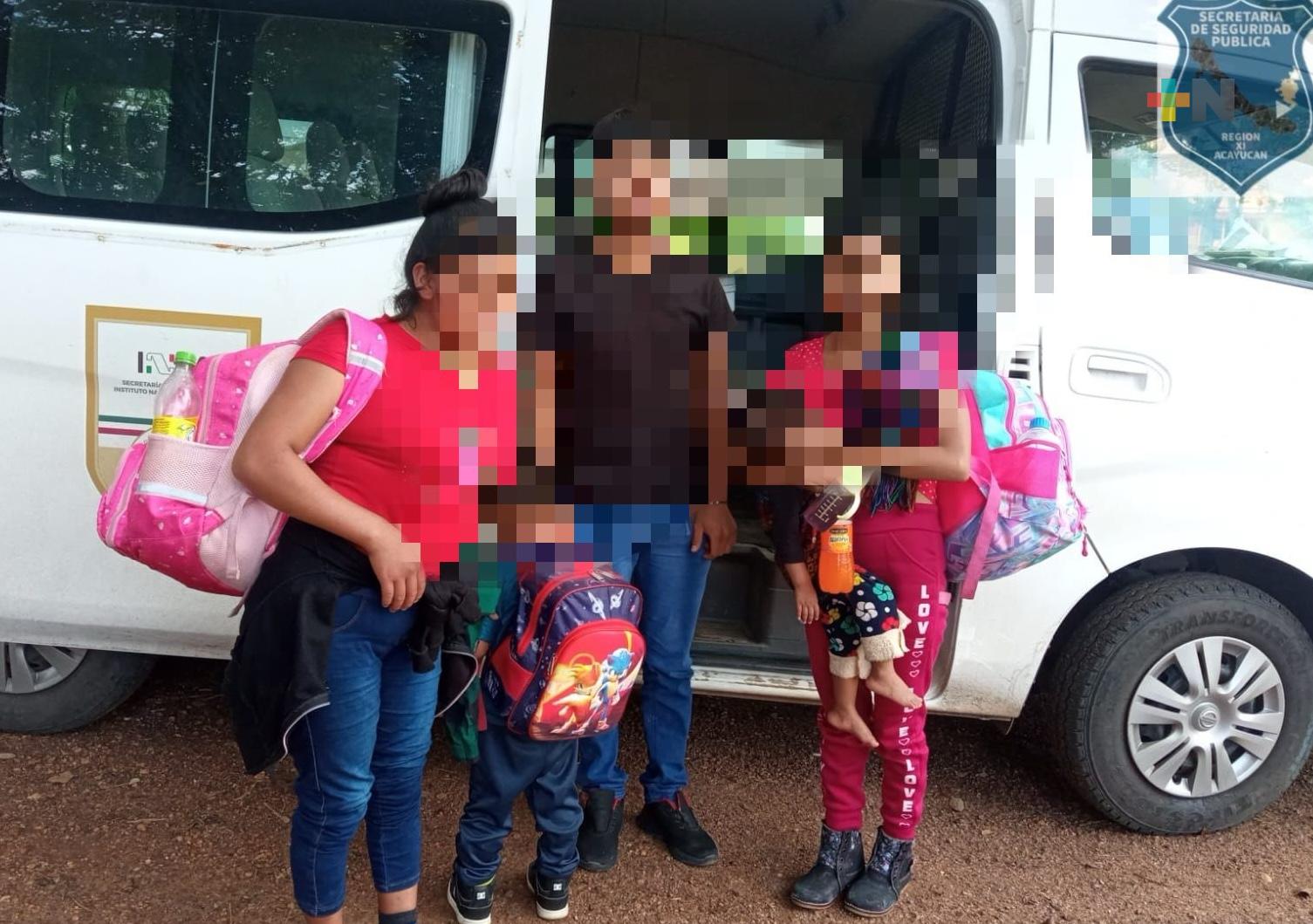 Brinda SSP apoyo humanitario a 133 personas extranjeras, en cinco municipios