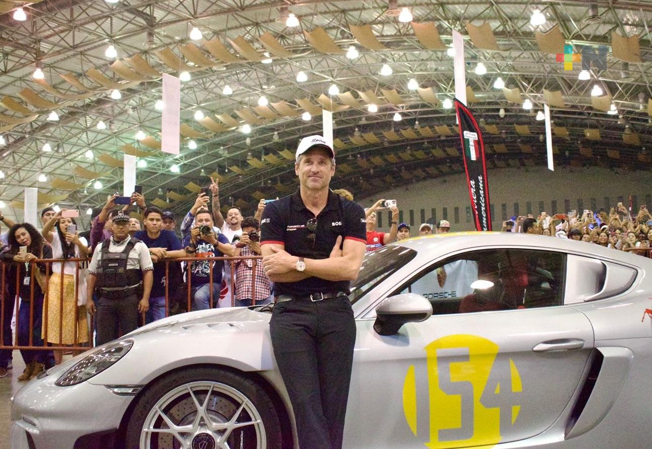 Visita de Patrick Dempsey por carrera Panamericana potencia turismo en Veracruz