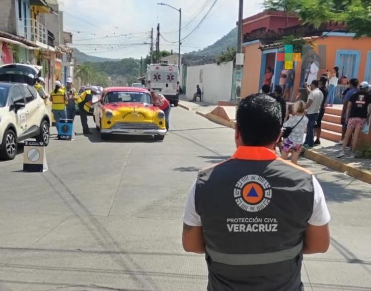 Concluye operativo de Protección Civil Estatal en acompañamiento a la Carrera Panamericana