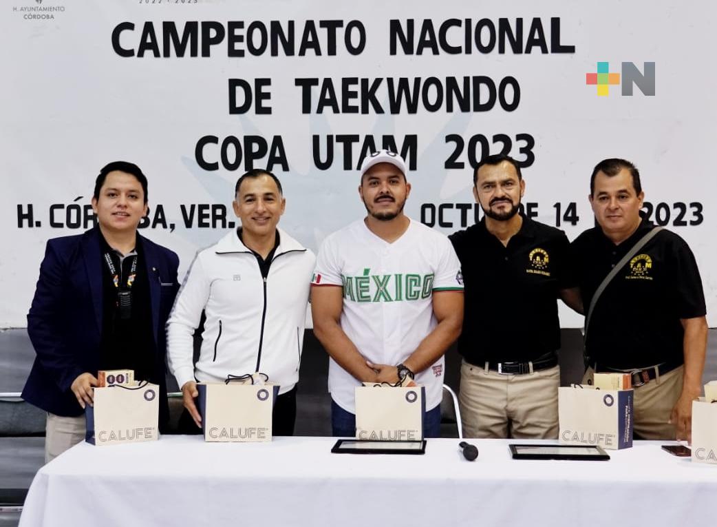 Recibe Córdoba a más de mil competidores del Nacional de Taekwondo Copa UTAM