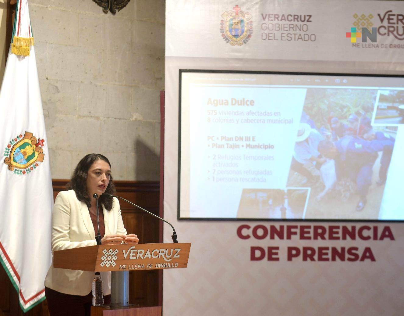 Atiende PC Estatal a 16 municipios afectados por el Frente frío 6