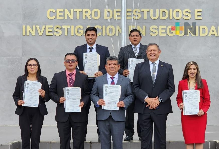 Centro de Estudios SSP otorga maestrías y posgrados; se gradúa titular de la dependencia