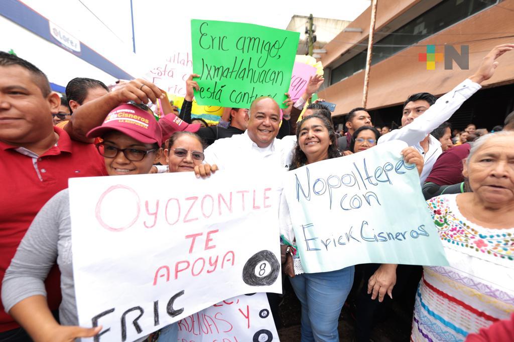 Los veracruzanos reconocen mi arraigo para ganar la encuesta y continuar la transformación: Eric Cisneros