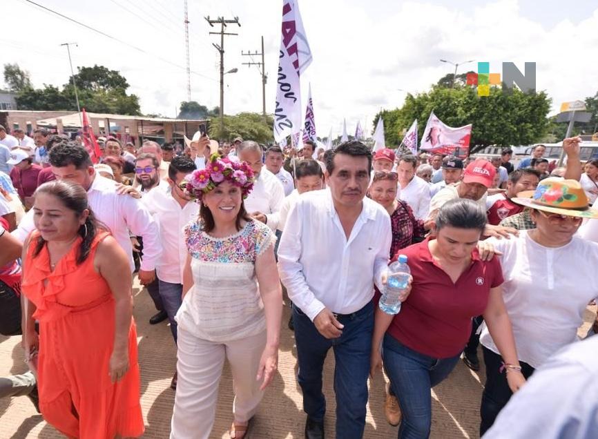 Rocío Nahle inicia gira en el sur, cuna de la izquierda y de Morena