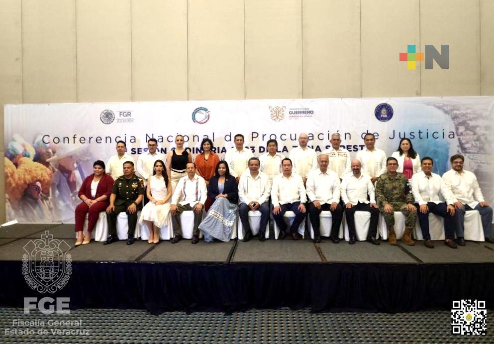 Fiscal general participa en sesión de la Conferencia Nacional de Procuración de Justicia