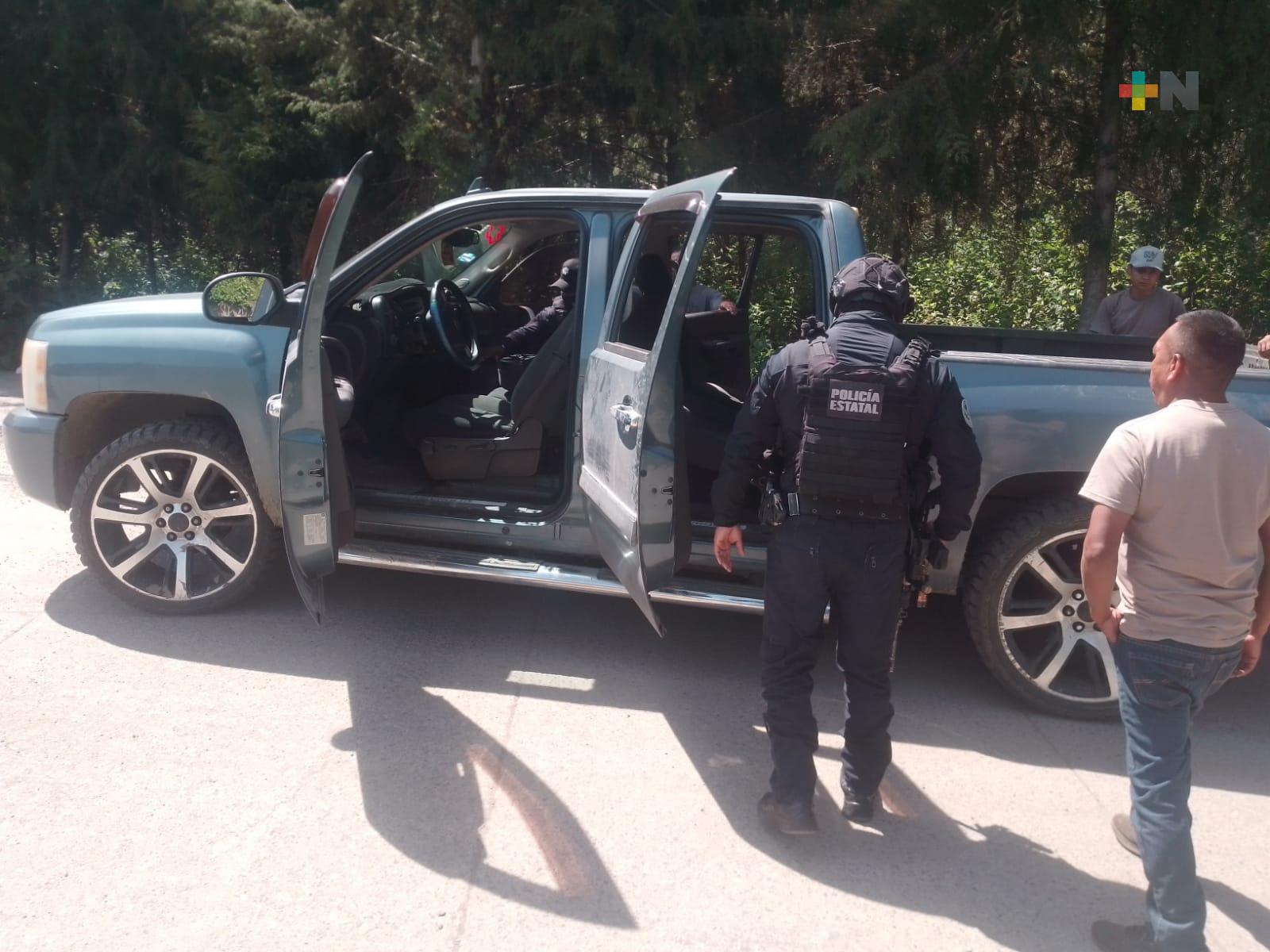 Garantizan los operativos de la SSP, seguridad en zona de Maltrata