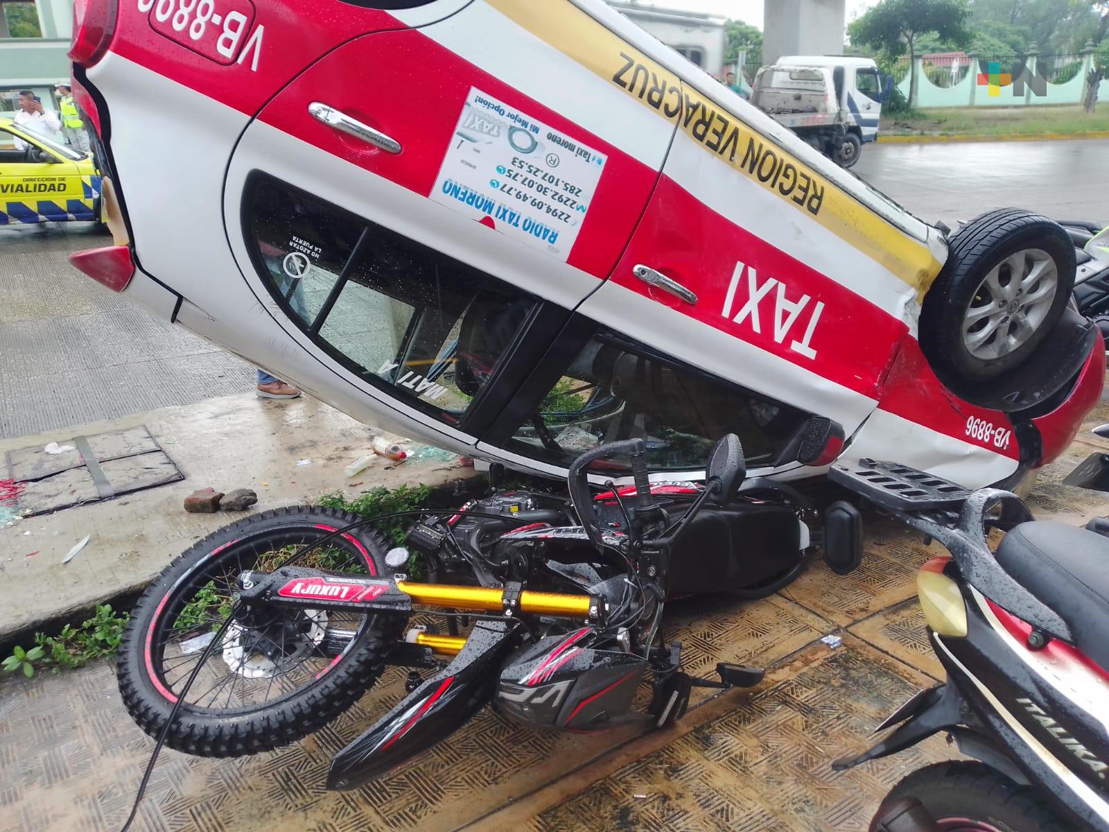 Tormenta provoca accidentes en Veracruz-Boca del Río