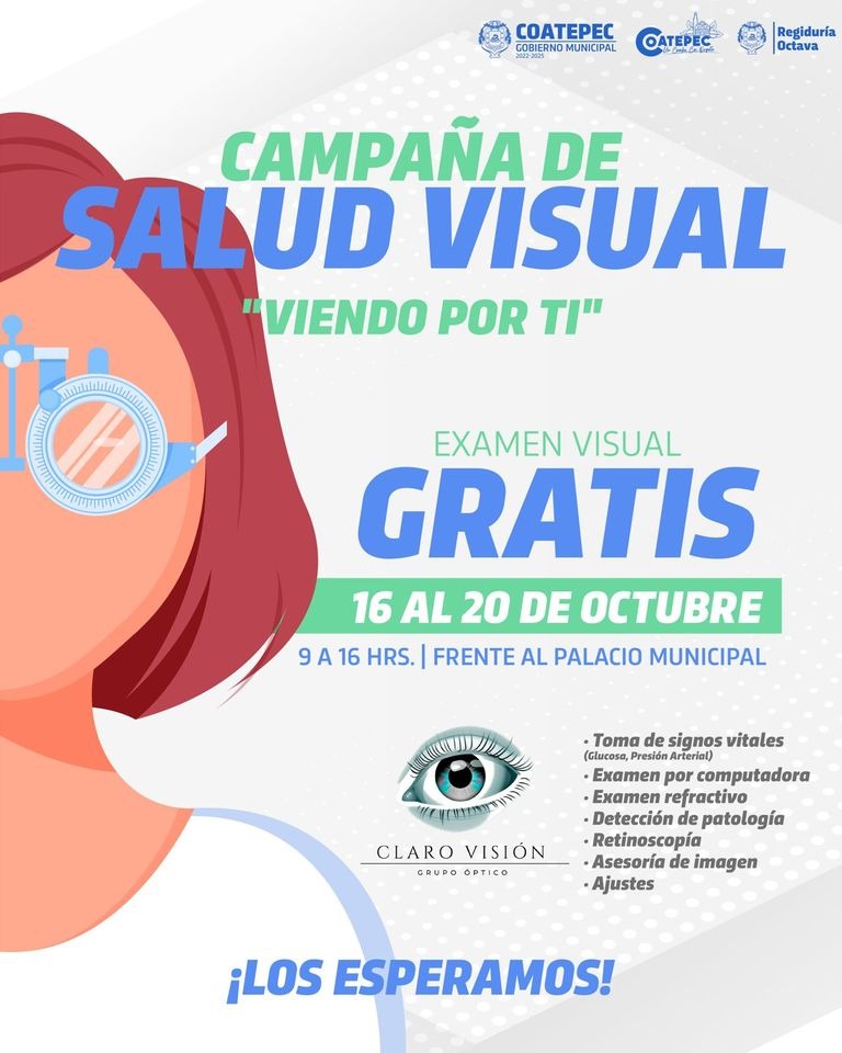 Concluye jornada de salud visual en Coatepec