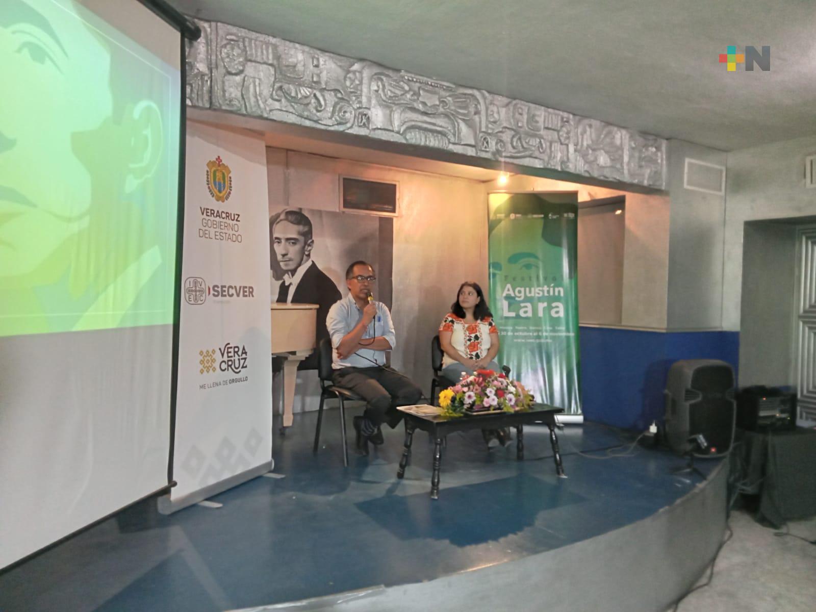 Del 30 de octubre al seis de noviembre se realizará festival Agustín Lara 2023