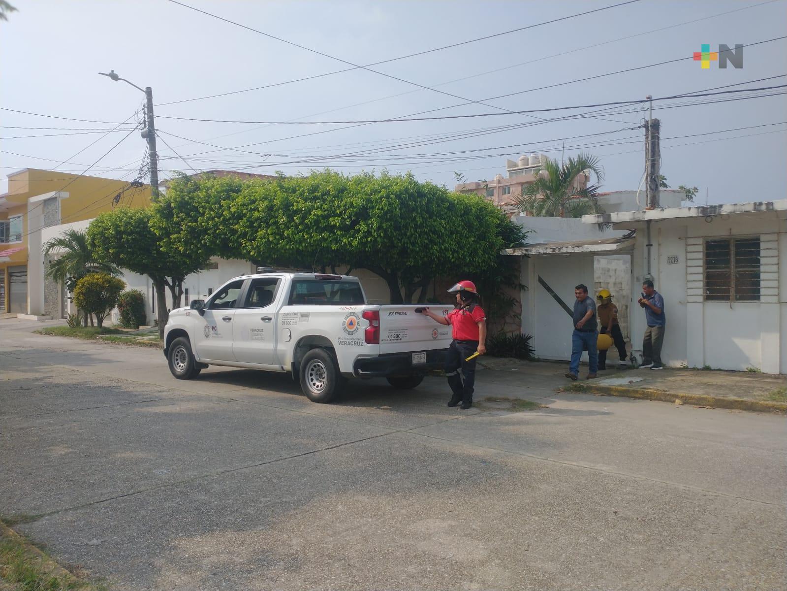 Fuga de gas doméstico provocó la movilización en Coatzacoalcos