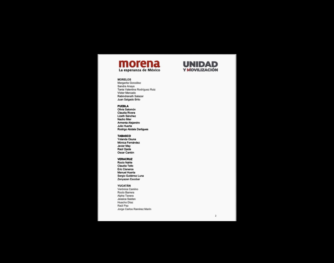Morena define participantes de encuesta final por la coordinación estatal en Veracruz