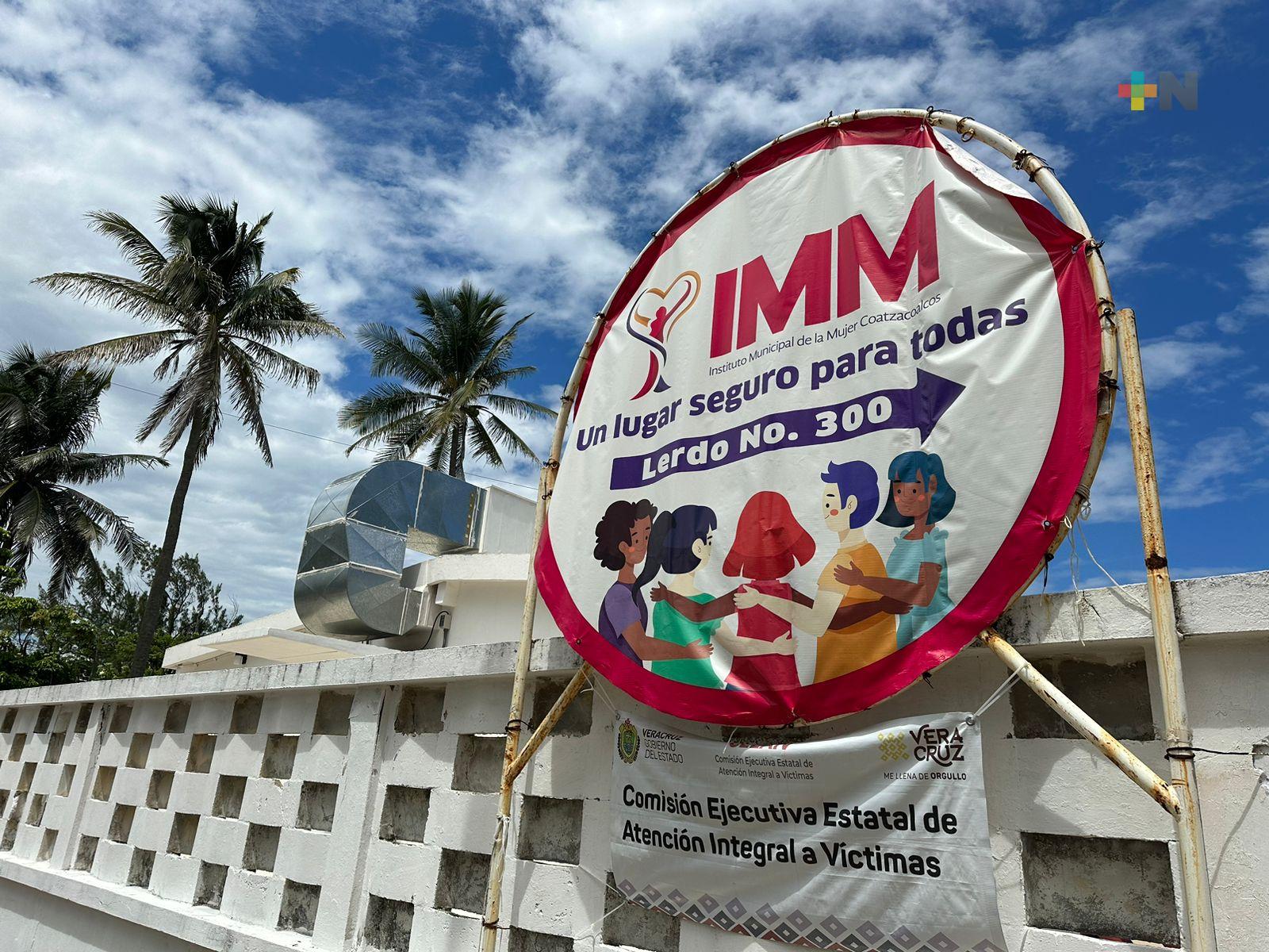 IMM Coatzacoalcos ha atendido a más de mil 700 mujeres en esta administración municipal