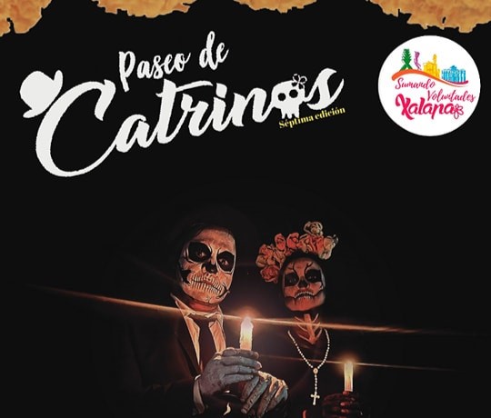 Más de tres mil participantes en el Paseo de Catrinas, este 29 de octubre