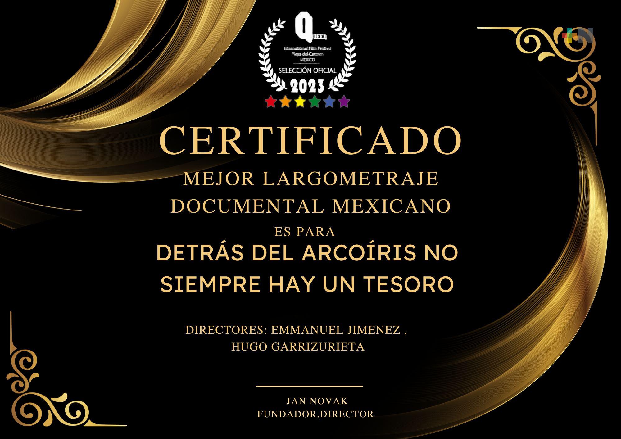 Obtiene «Detrás del Arcoiris no siempre hay un tesoro» un nuevo premio