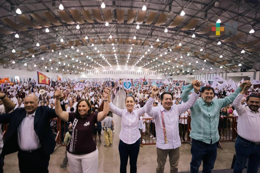 Arranca Claudia Sheinbaum su precampaña hacia el 2024 en Boca del Río, Veracruz