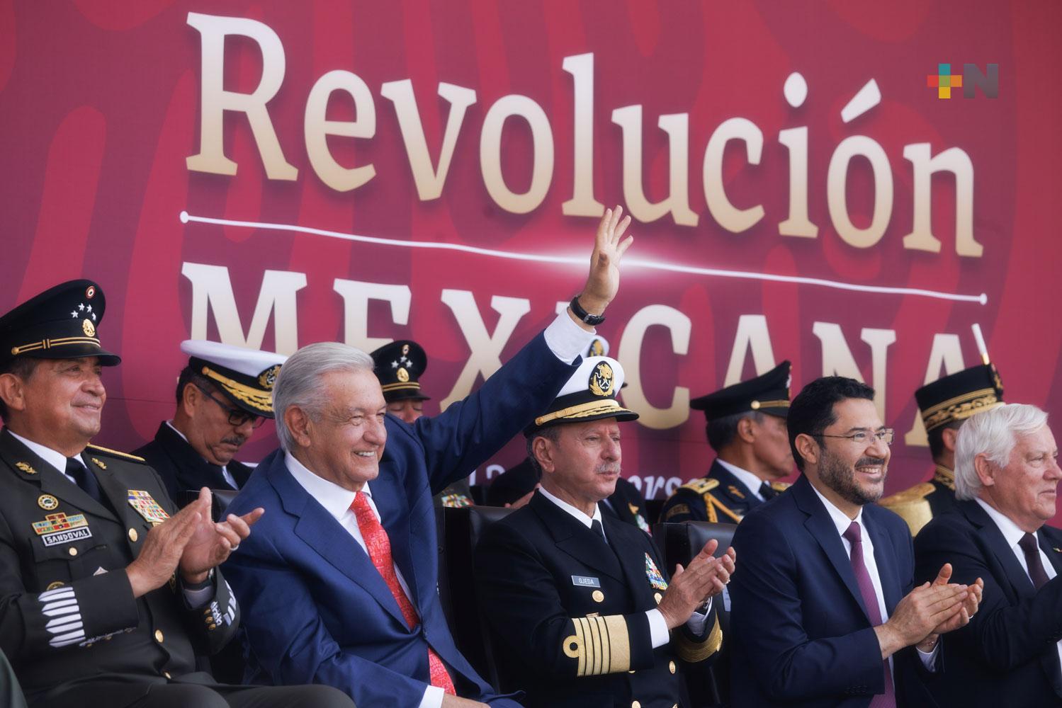 AMLO conmemora 113 Aniversario de la Revolución Mexicana MÁSNOTICIAS