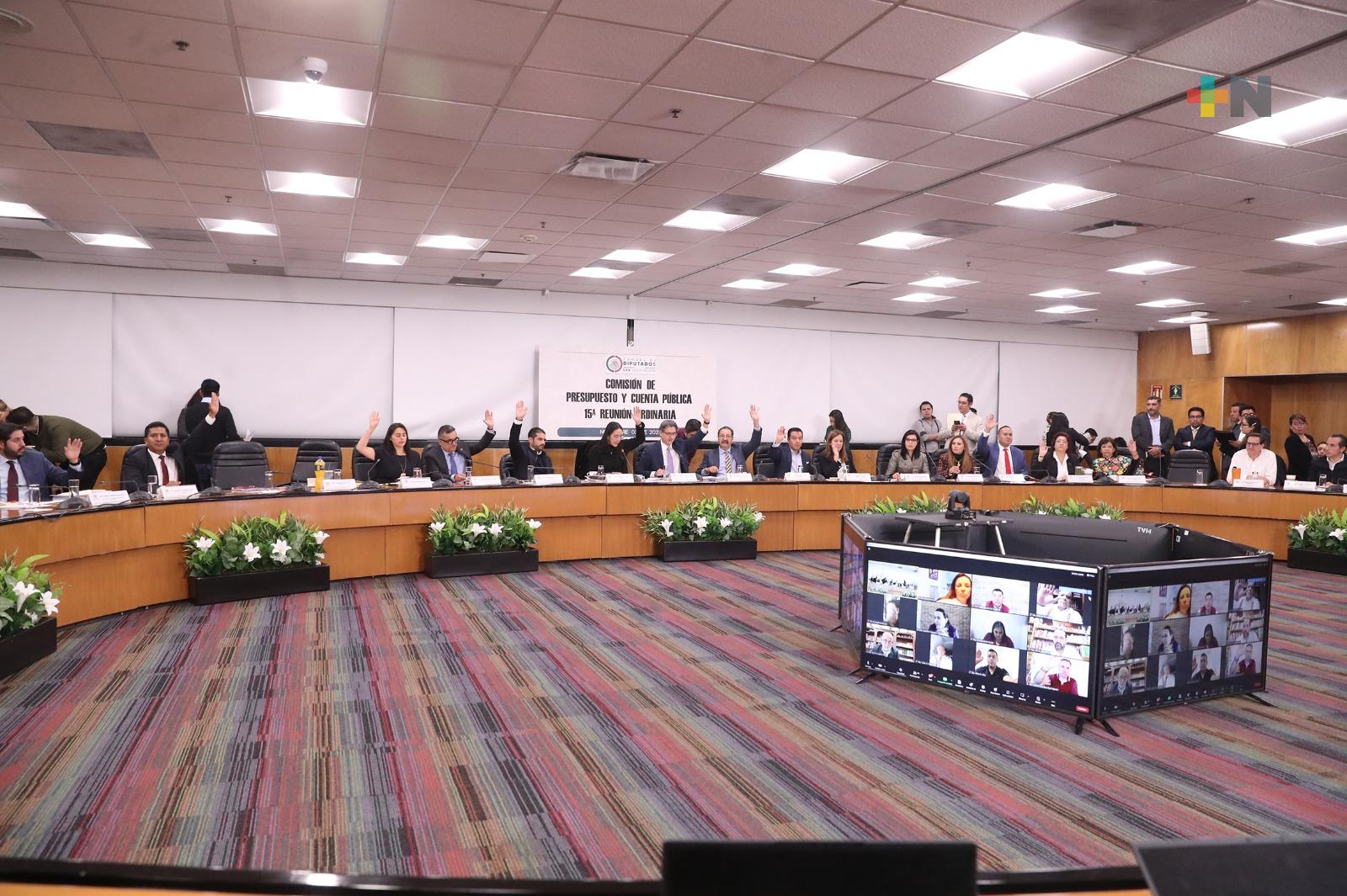 Avala Comisión de Presupuesto el dictamen con proyecto de decreto del PEF para 2024