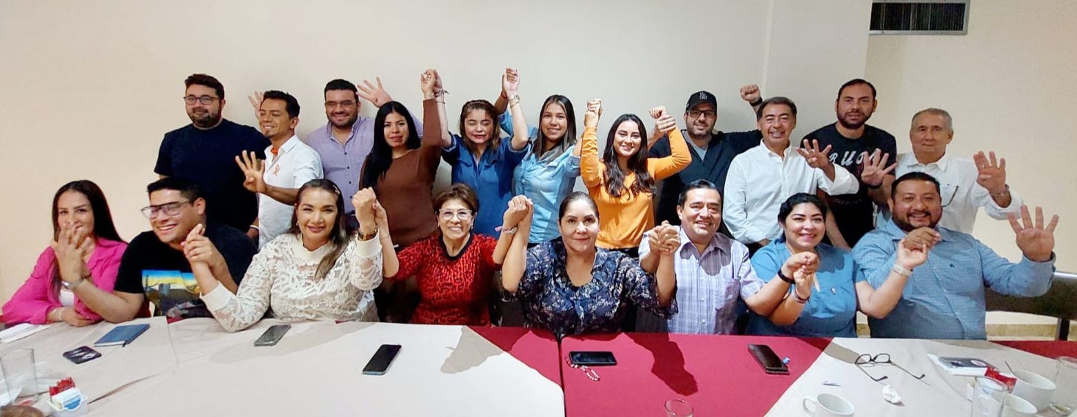 Morenistas del puerto, Boca del Río y Medellín respaldan a Claudia Tello